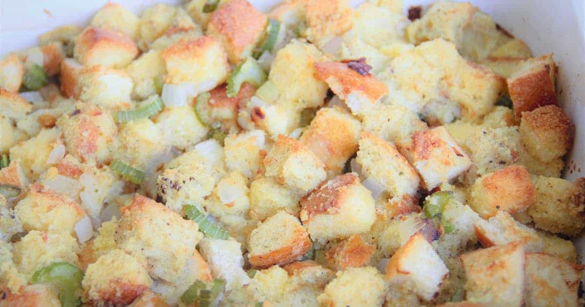 Cornbread Stuffing | Bush Cooking