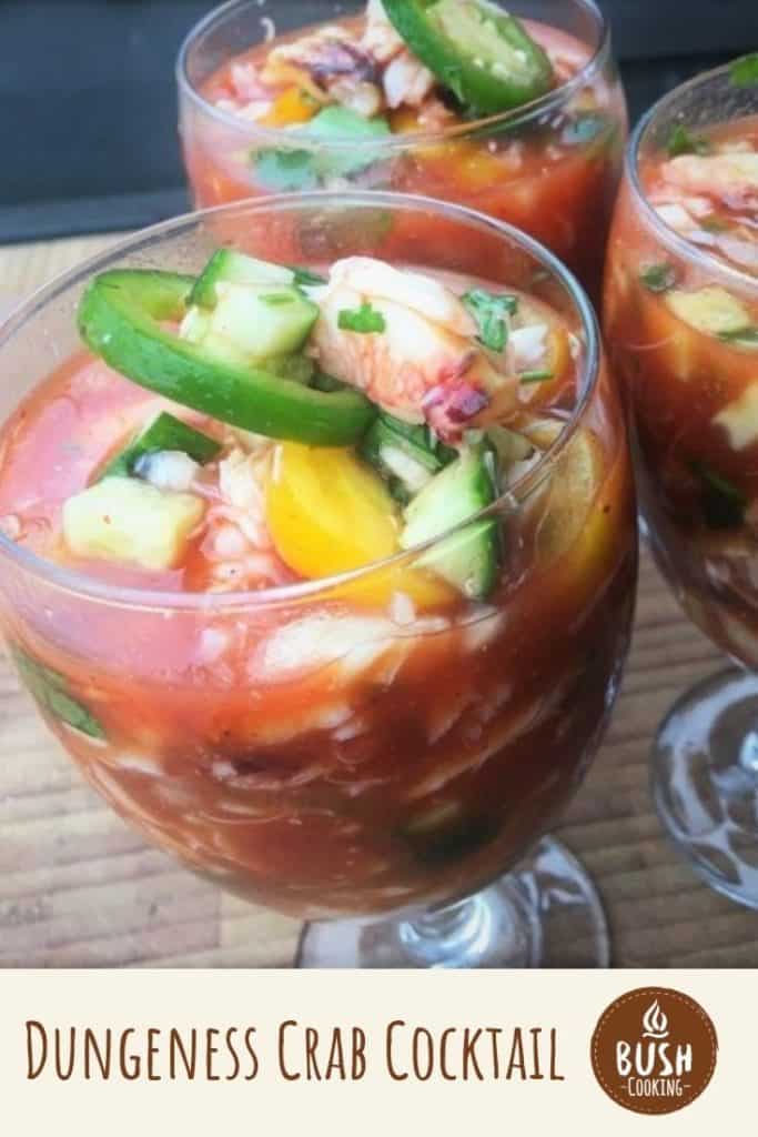 Dungeness Crab Cocktail Bush Cooking