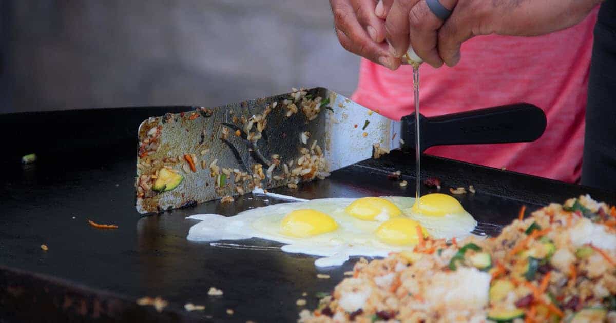 Griddle Fried Rice Bush Cooking