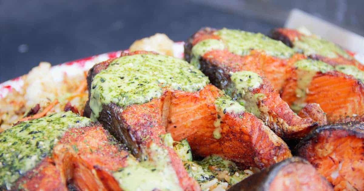 Blackened Grilled Salmon | Bush Cooking