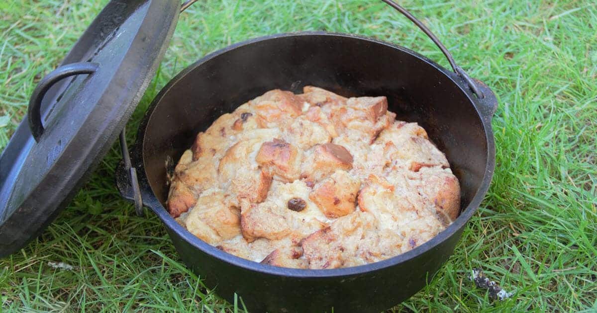 Hot Cross Bun Pudding | Bush Cooking
