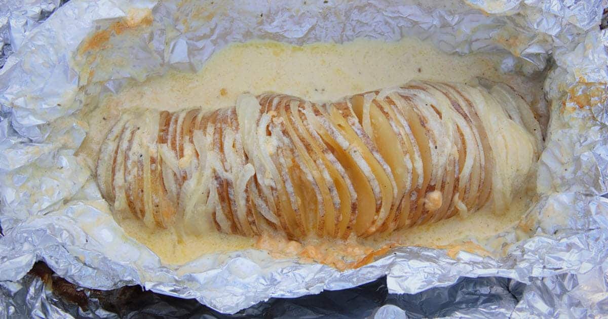 Foil Creamy Baked Potato | Bush Cooking