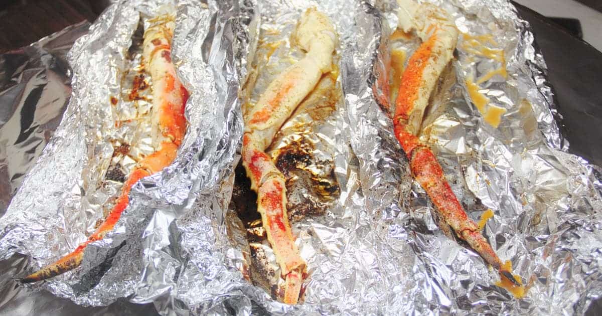 Foil Baked Crab Legs Bush Cooking