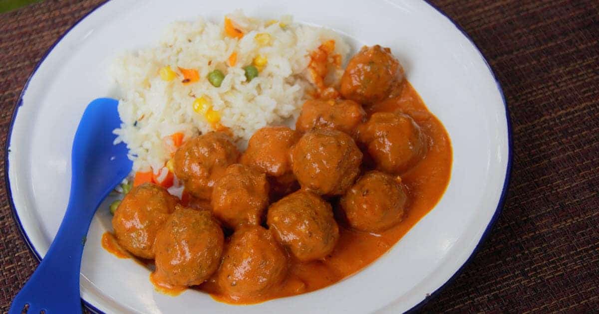Easy Meatball Tikka Masala | Bush Cooking