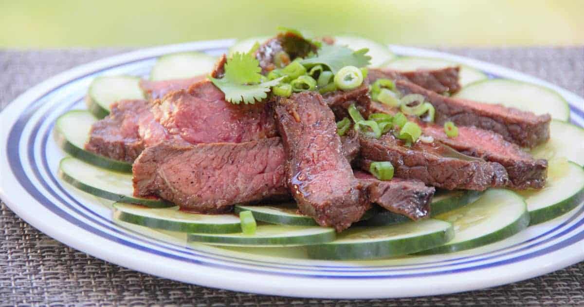 Asian Beef and Cucumber | Bush Cooking