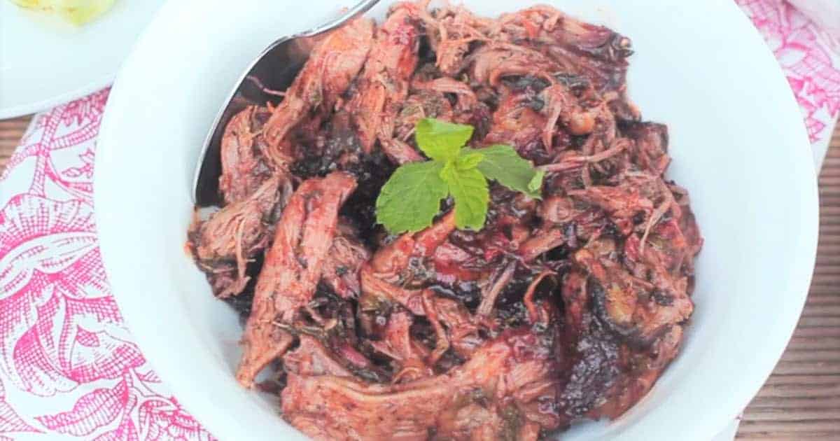 Minted Pulled Lamb Shoulder | Bush Cooking