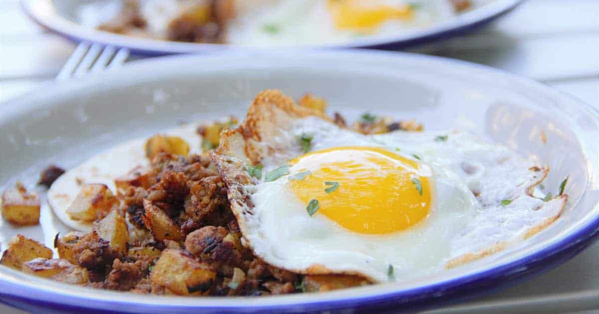 Chorizo Breakfast Tacos | Bush Cooking