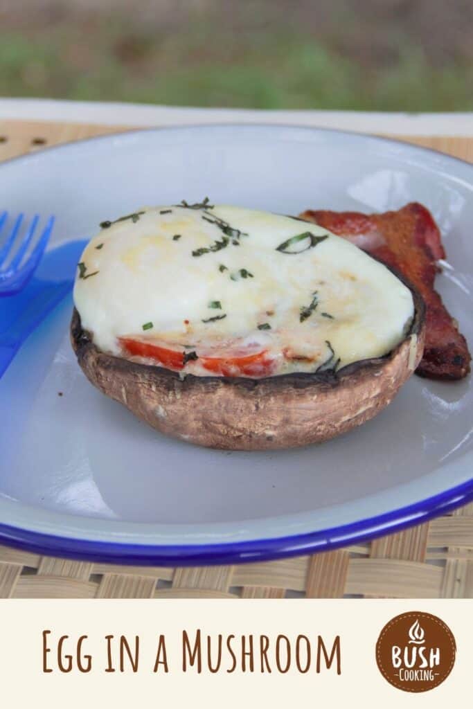 Egg in a Mushroom | Bush Cooking