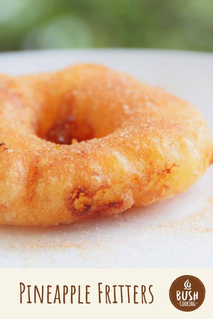 Skillet Pineapple Fritters Bush Cooking