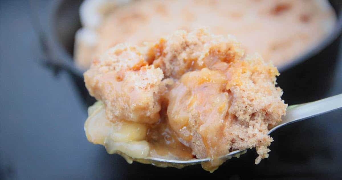 Apple Spice Dump Cake | Bush Cooking