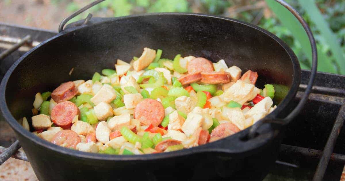 Camping Mock Jambalaya | Bush Cooking
