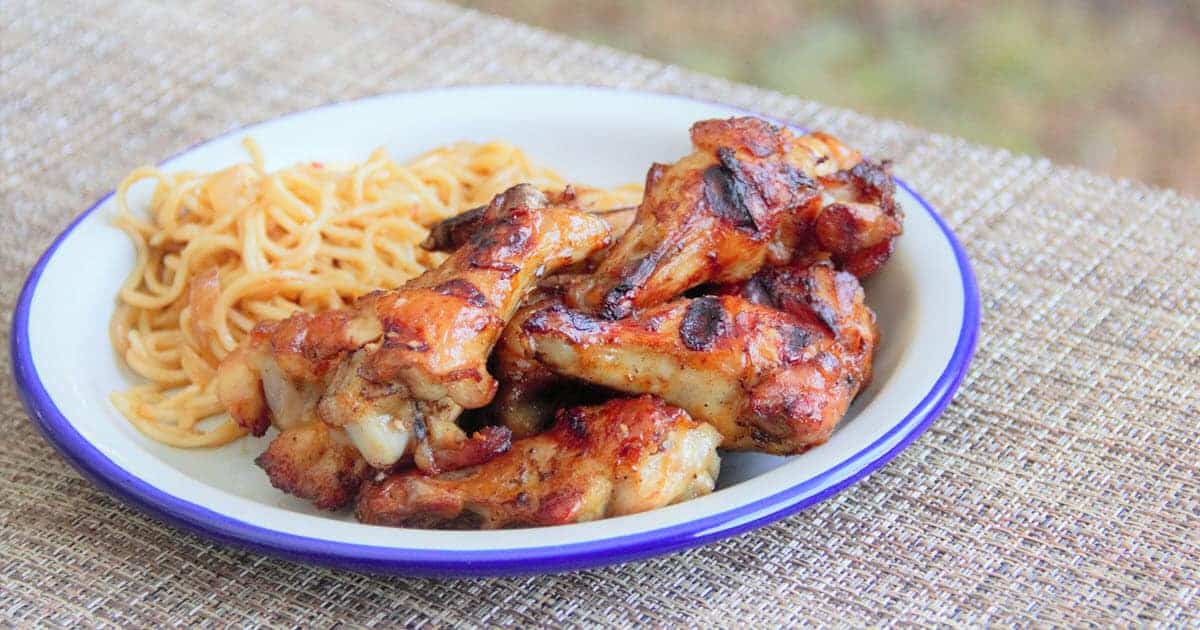 Chinese FiveSpice Chicken Wings Bush Cooking
