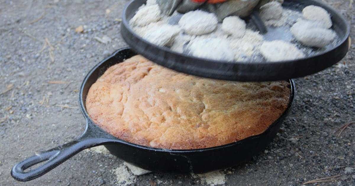 Skillet Chocolate Chip Cookie | Bush Cooking