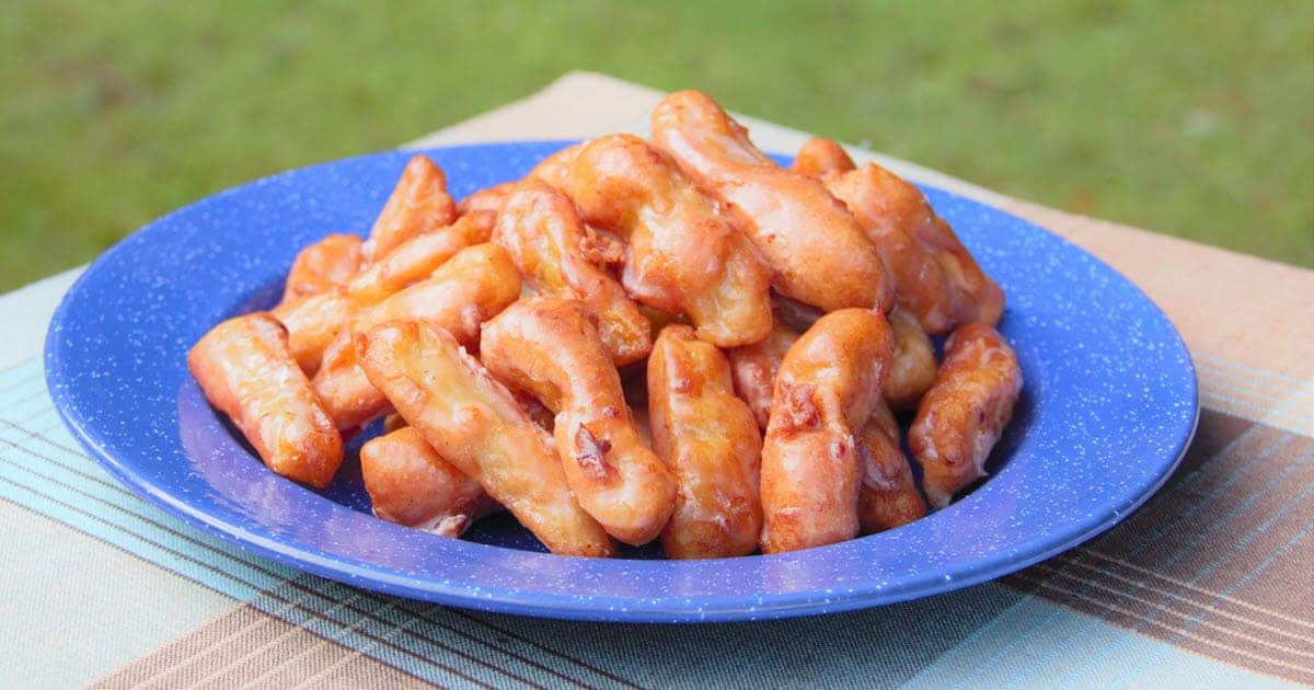 Glazed Apple Fritters | Bush Cooking