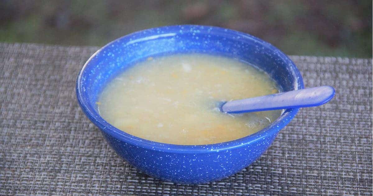 Easy Chicken and Corn Soup | Bush Cooking