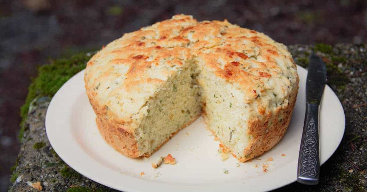 Herb and Garlic Quick Bread | Bush Cooking