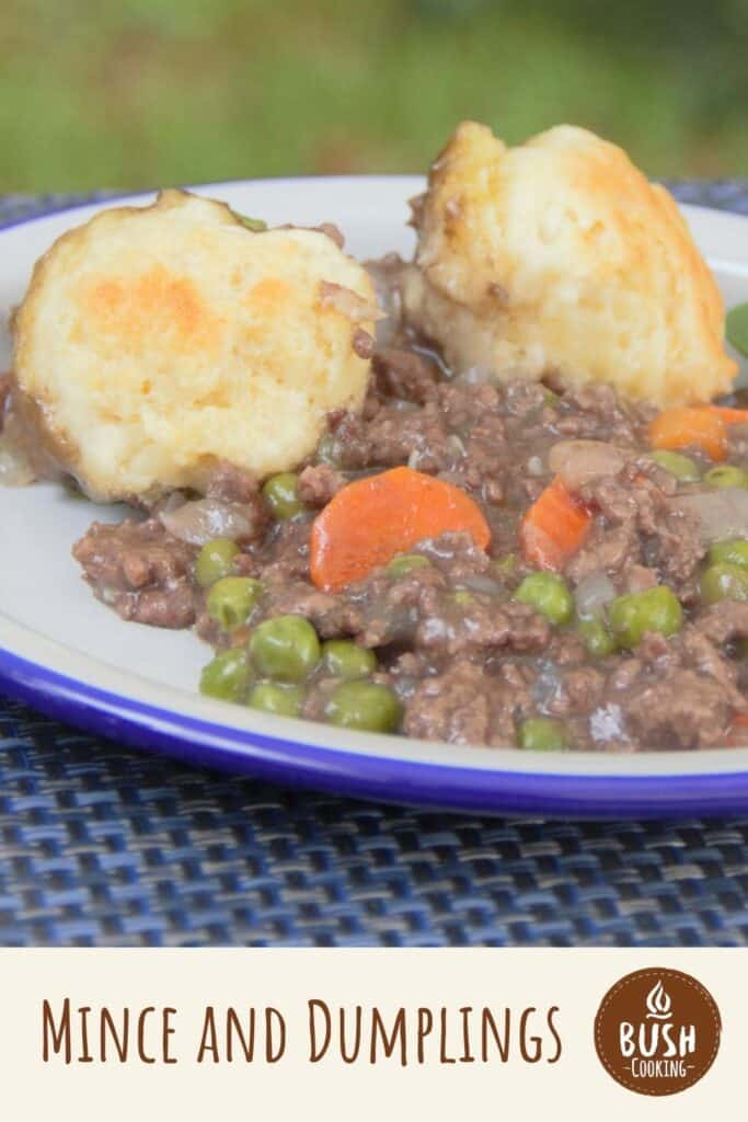 Dutch Oven Mince And Dumplings Bush Cooking
