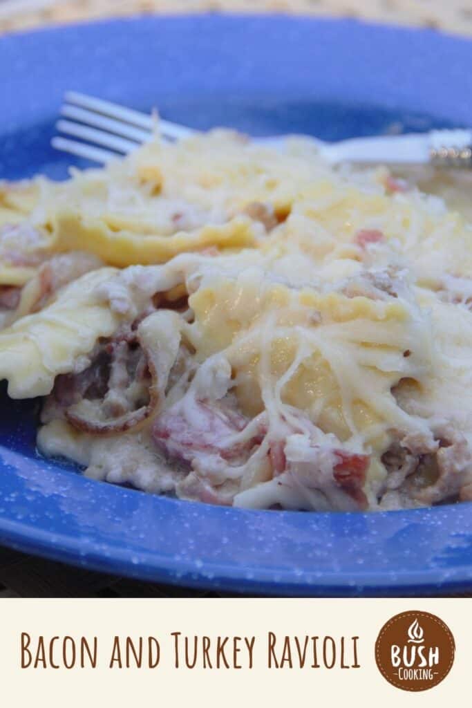 Bacon and Turkey Ravioli | Bush Cooking