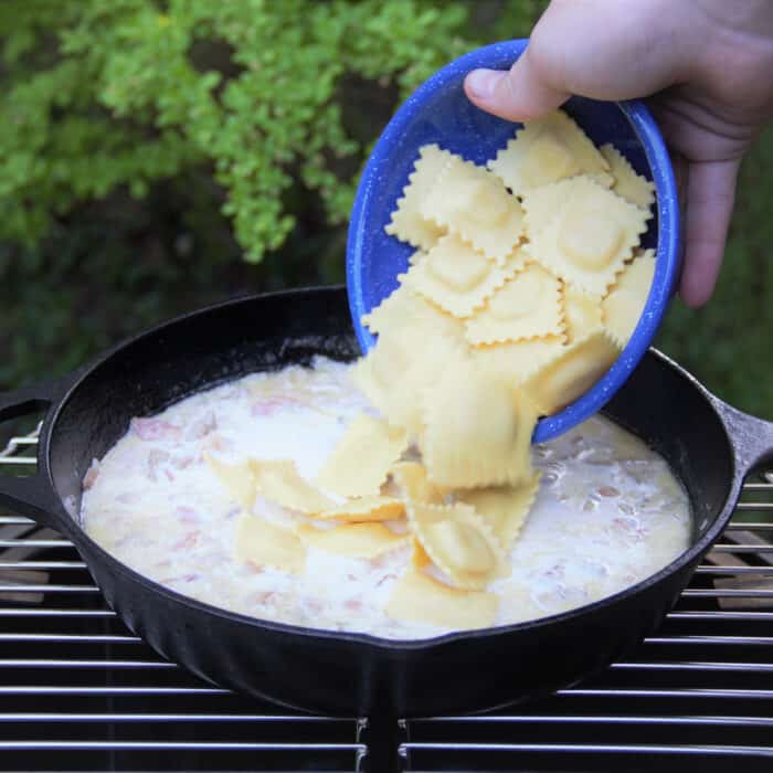 Bacon and Turkey Ravioli | Bush Cooking