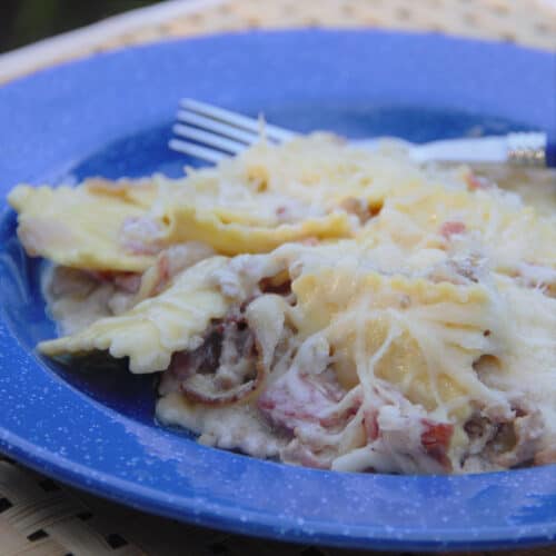 Bacon and Turkey Ravioli | Bush Cooking