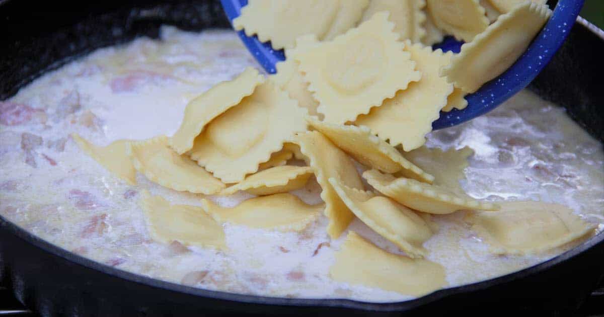 Bacon and Turkey Ravioli | Bush Cooking