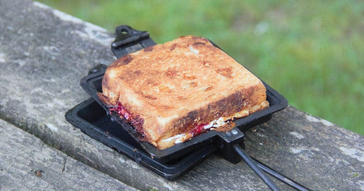 Chocolate Raspberry Ricotta Toastie | Bush Cooking