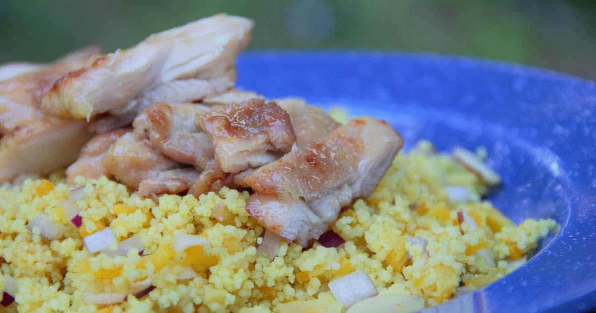 Glazed Chicken with Couscous | Bush Cooking