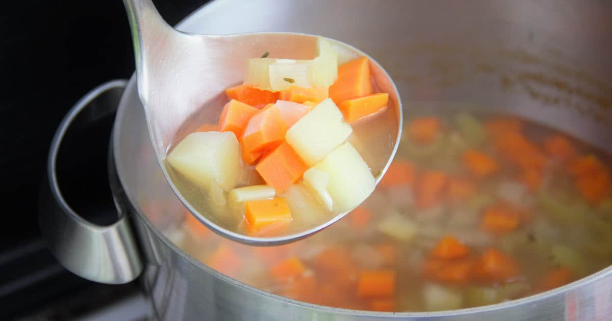 Carrot and Potato Soup | Bush Cooking