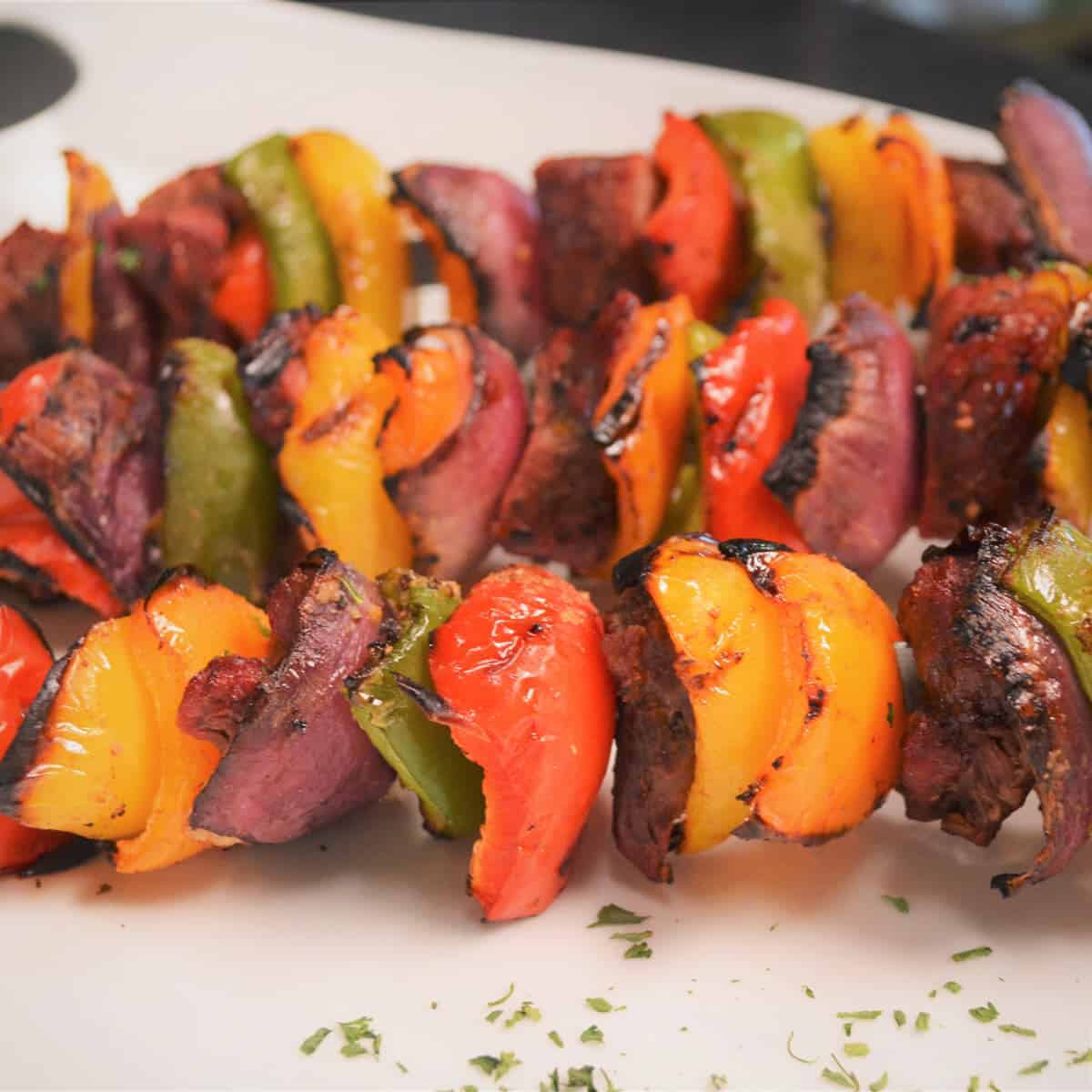 Grilled Beef Kebab, Bush Cooking, Recipe