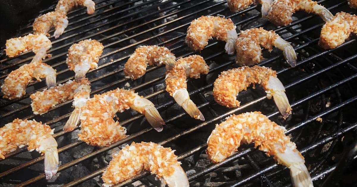 Grilled Coconut Shrimp | Bush Cooking