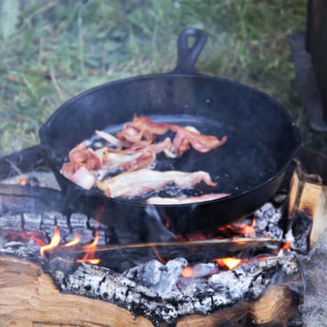 Campfire Grill Bush BBQ campfire cooking 
