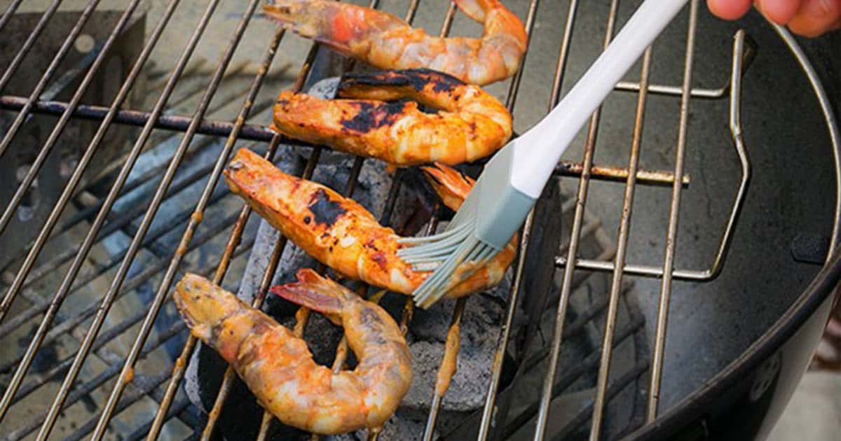 Coconut Tamarind Grilled Prawns | Bush Cooking