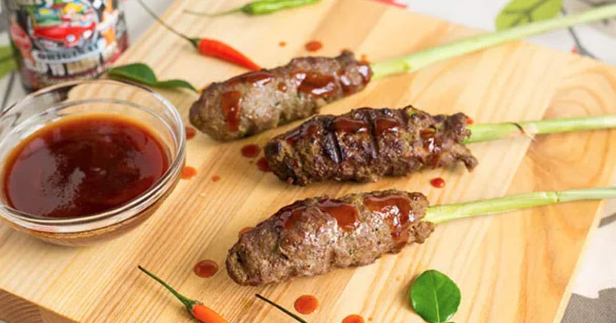 Grilled Lemongrass Beef Bush Cooking