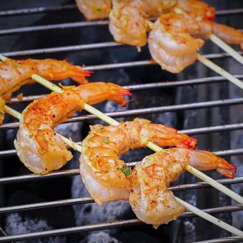 Lemongrass-Skewered Spicy Shrimp Recipe