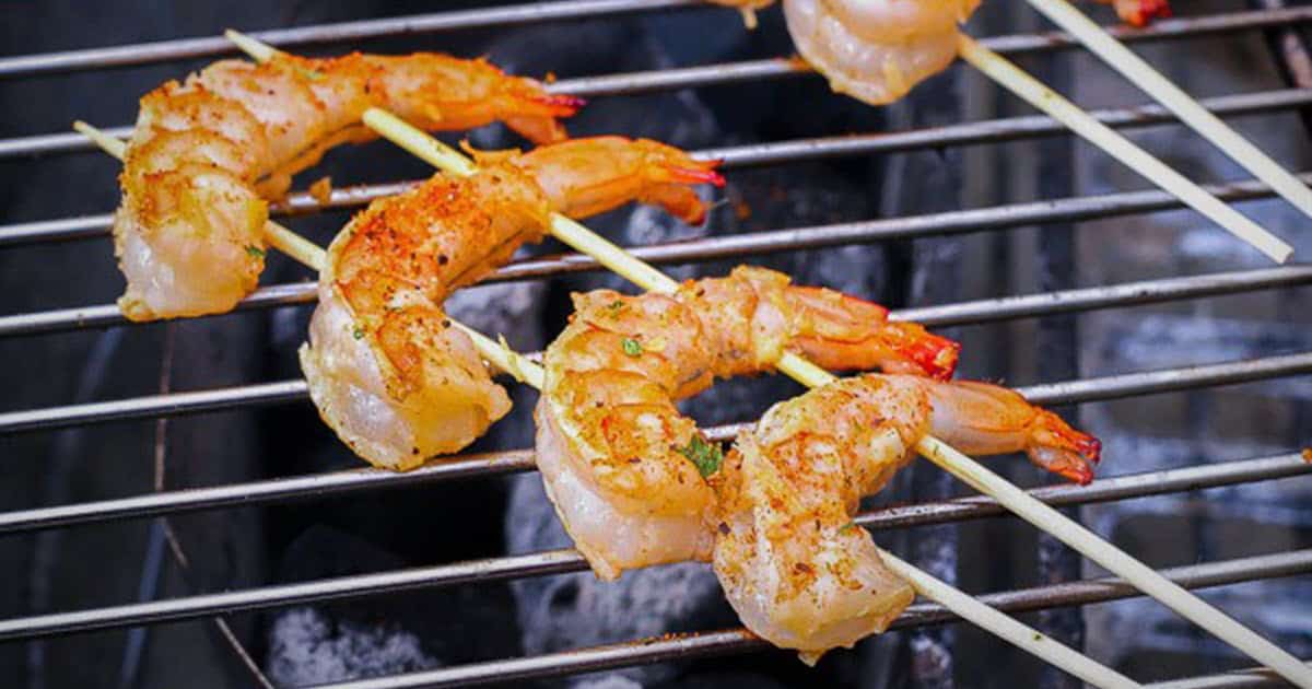 Grilled Lemongrass Shrimp | Bush Cooking