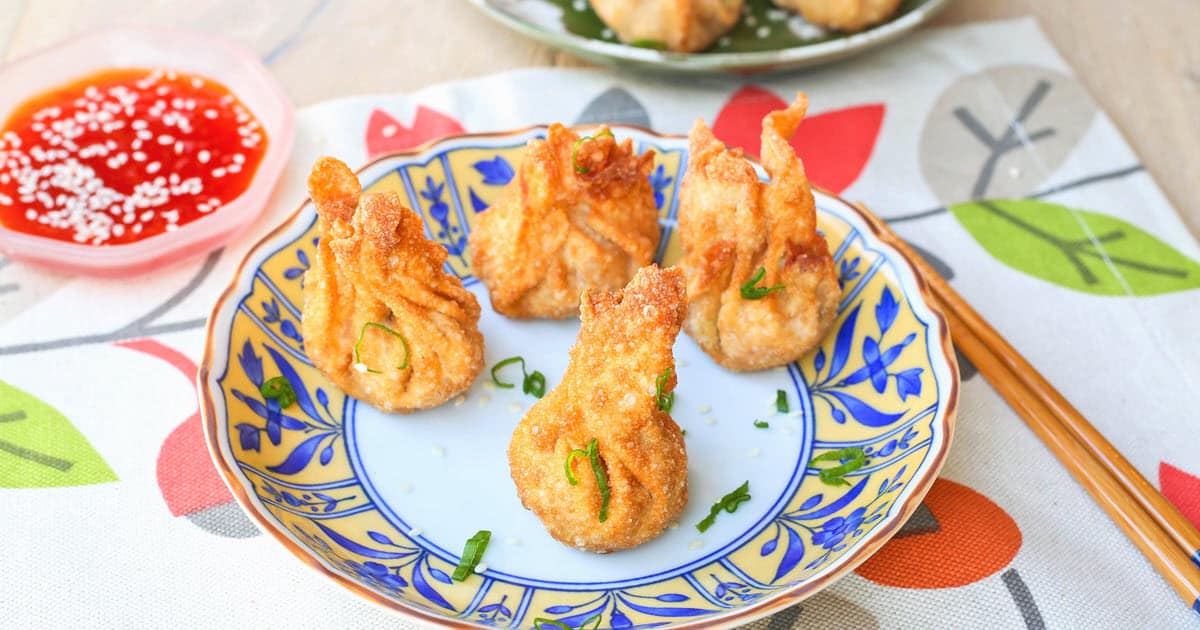 Grilled Shrimp Wontons | Bush Cooking