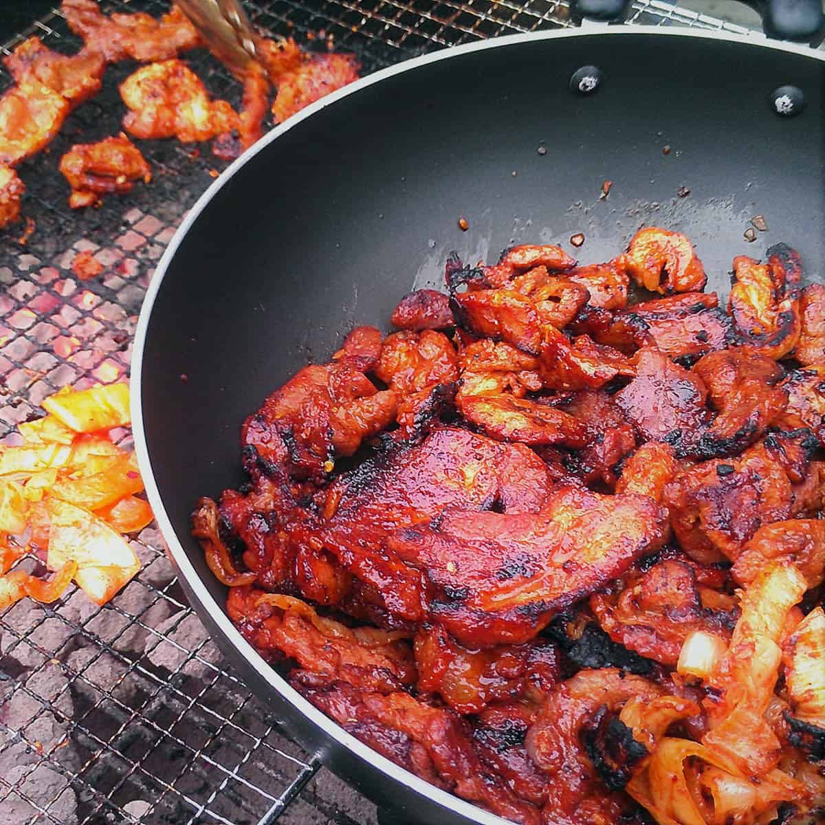Spicy Korean Pork Bulgogi | Bush Cooking
