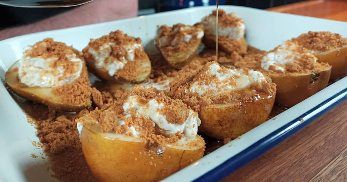 Smoked Stuffed Pears | Bush Cooking