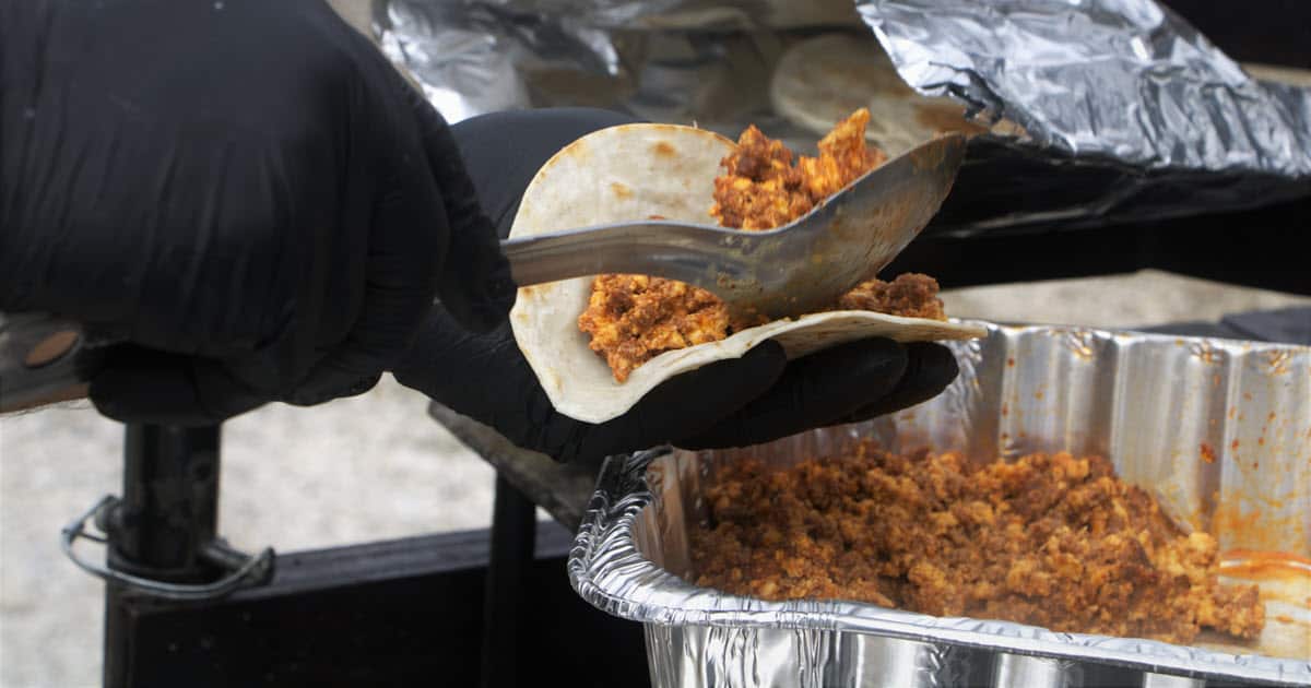 Chorizo Egg Tacos | Bush Cooking